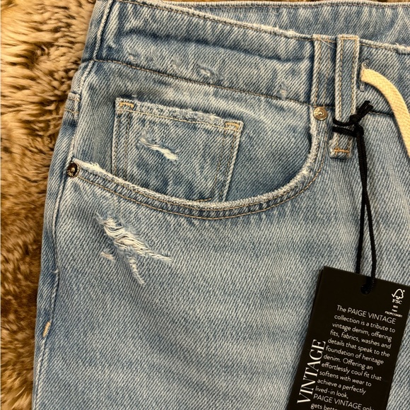 NWT PAIGE Zoey Ankle Wide Leg Highrise Coastline Women's size 34 - Picture 2 of 4